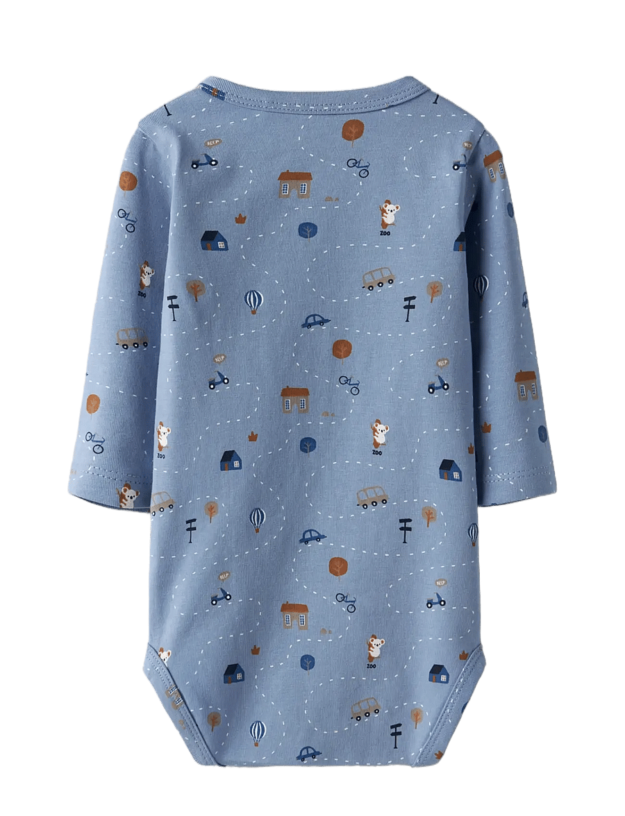 name it - NBMBOCAR LS BODY - langærmede bodyer - endless sky - 1