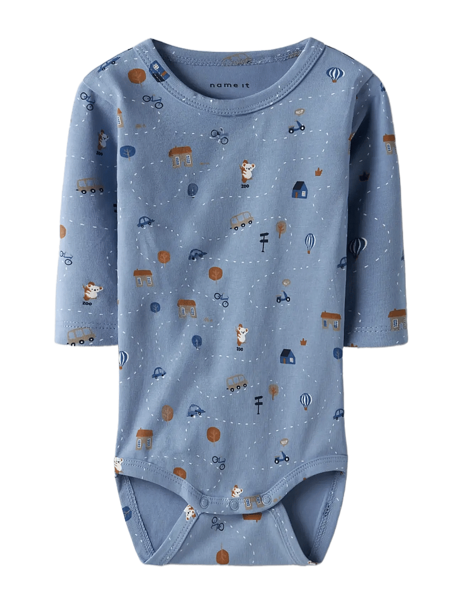 name it - NBMBOCAR LS BODY - langærmede bodyer - endless sky - 2