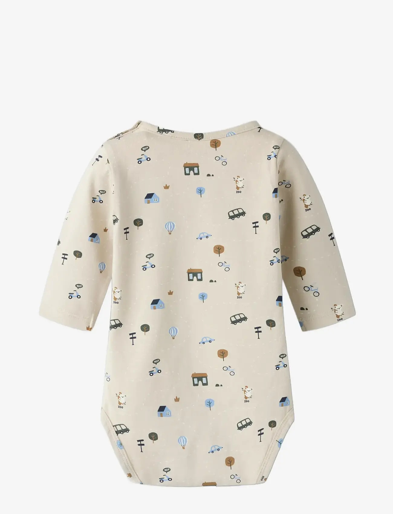 name it - NBMBOCAR LS BODY - långärmade bodies - pumice stone - 2