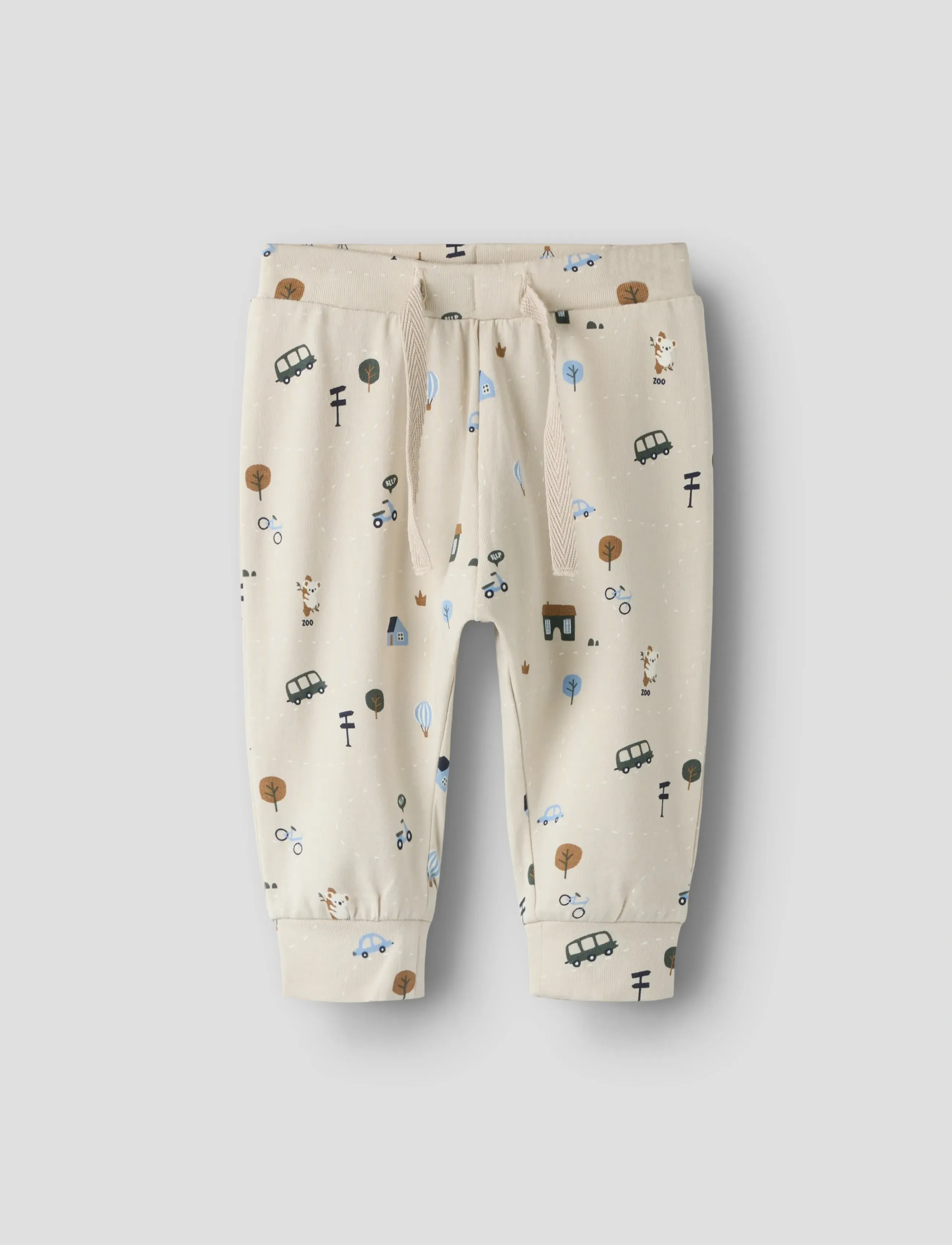 name it NBMBOCAR PANT - Mjukisbyxor - PUMICE STONE / beige