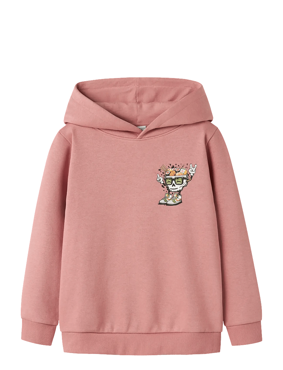name it - NKMTRISTAN SWE WH BRU BOX PS NOOS - kapuzenpullover - ash rose - 1
