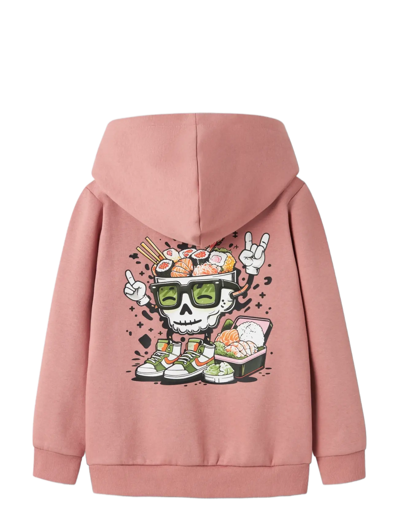 name it - NKMTRISTAN SWE WH BRU BOX PS NOOS - hoodies - ash rose - 2
