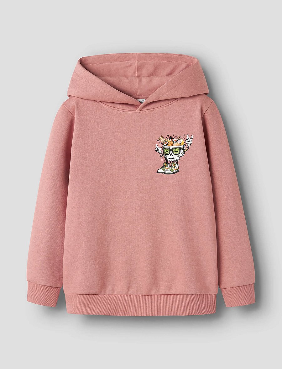 name it - NKMTRISTAN SWE WH BRU BOX PS NOOS - kapuzenpullover - ash rose - 0