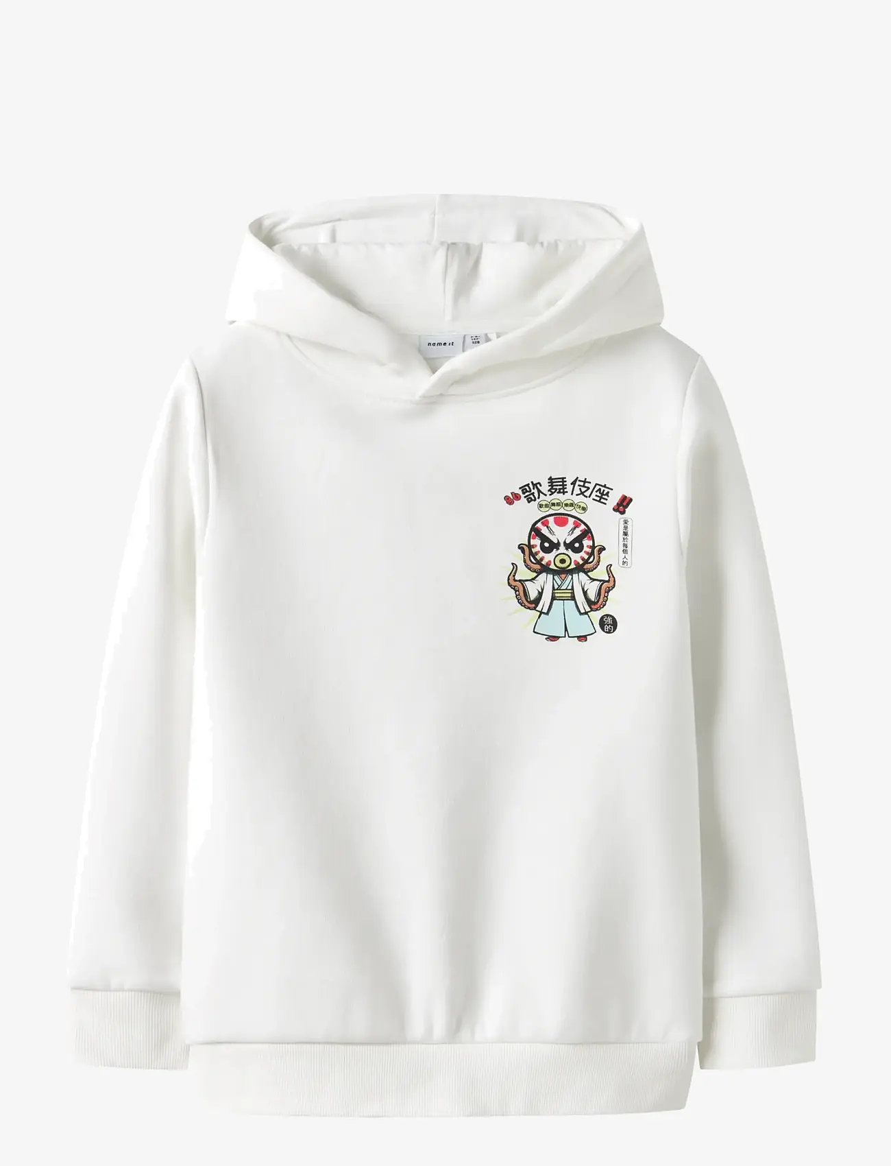 name it - NKMTRISTAN SWE WH BRU BOX PS NOOS - kapuzenpullover - cloud dancer - 1