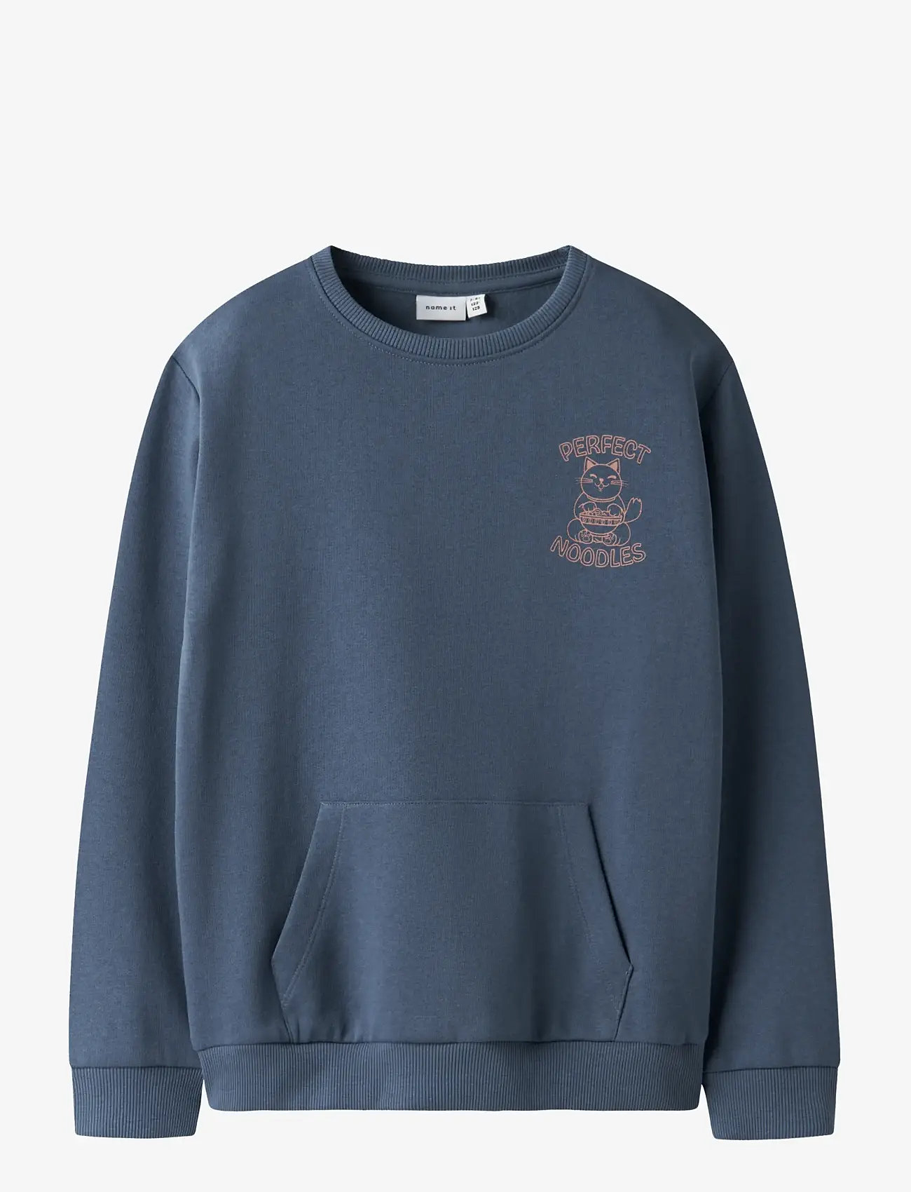 name it - NKMTRENTON LS NREG SWEAT BRU PS - sweatshirts - vintage indigo - 1