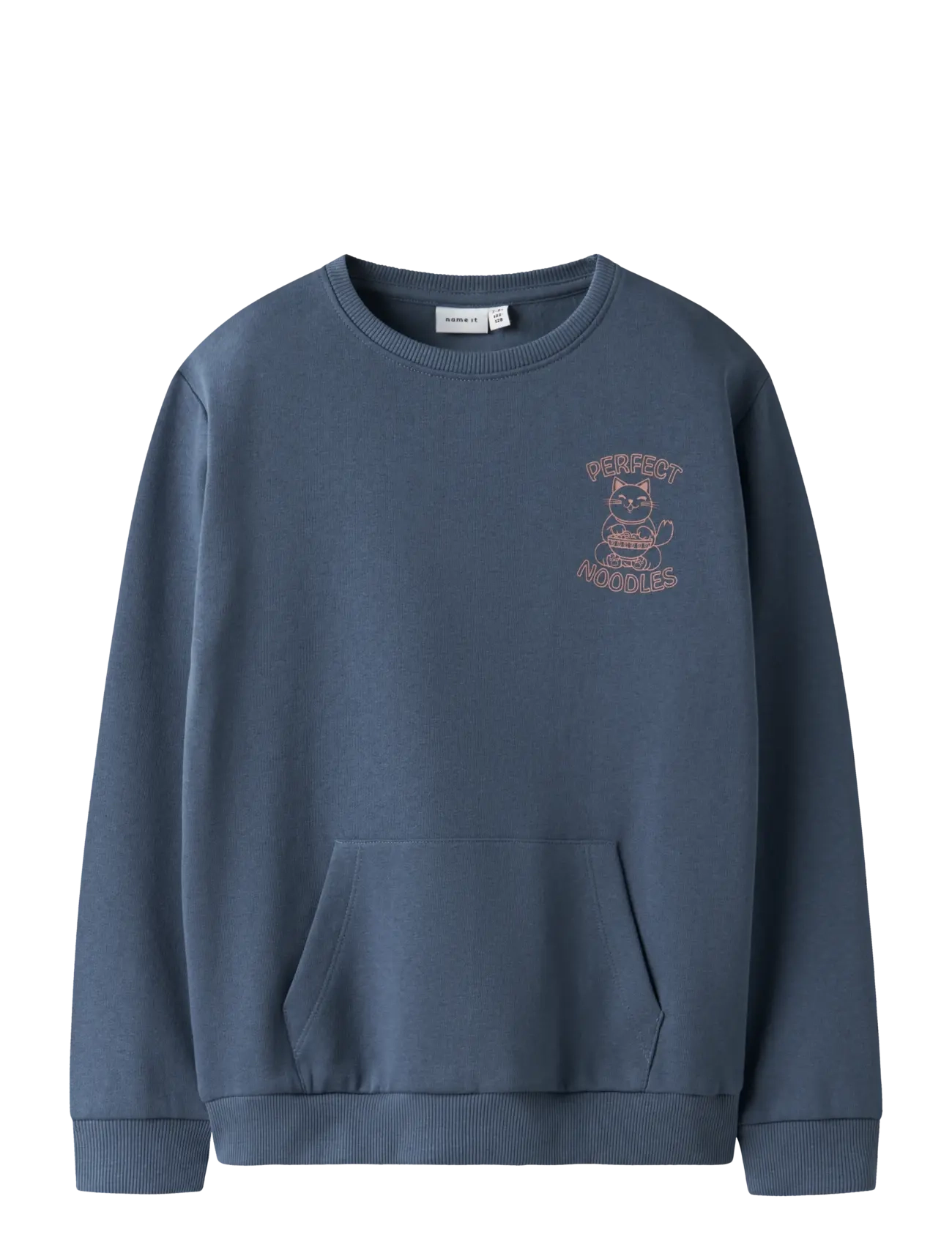 name it NKMTRENTON LS NREG SWEAT BRU PS - Nach Größe einkaufen - VINTAGE INDIGO / blue