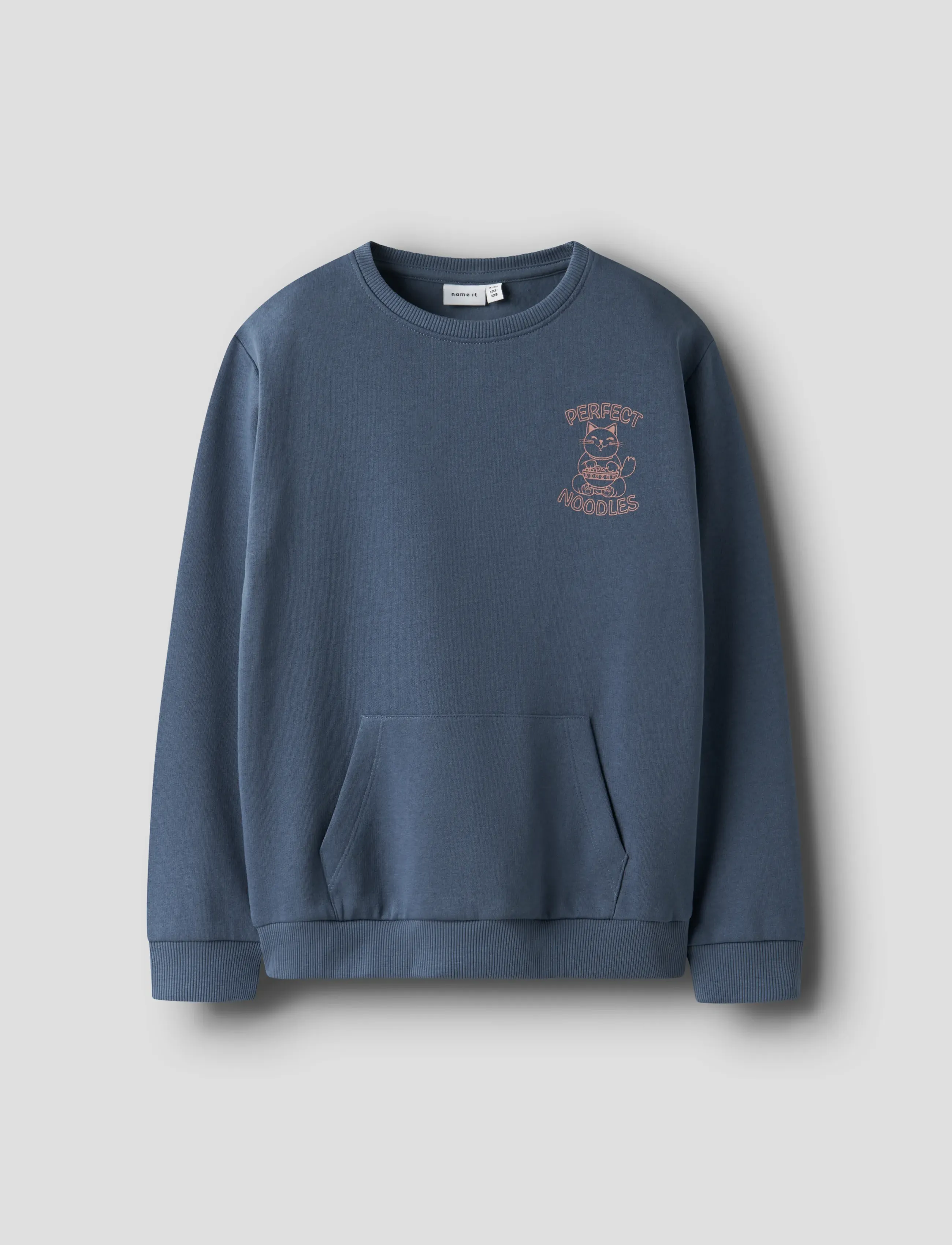 name it NKMTRENTON LS NREG SWEAT BRU PS - Sweatshirts - VINTAGE INDIGO / blue