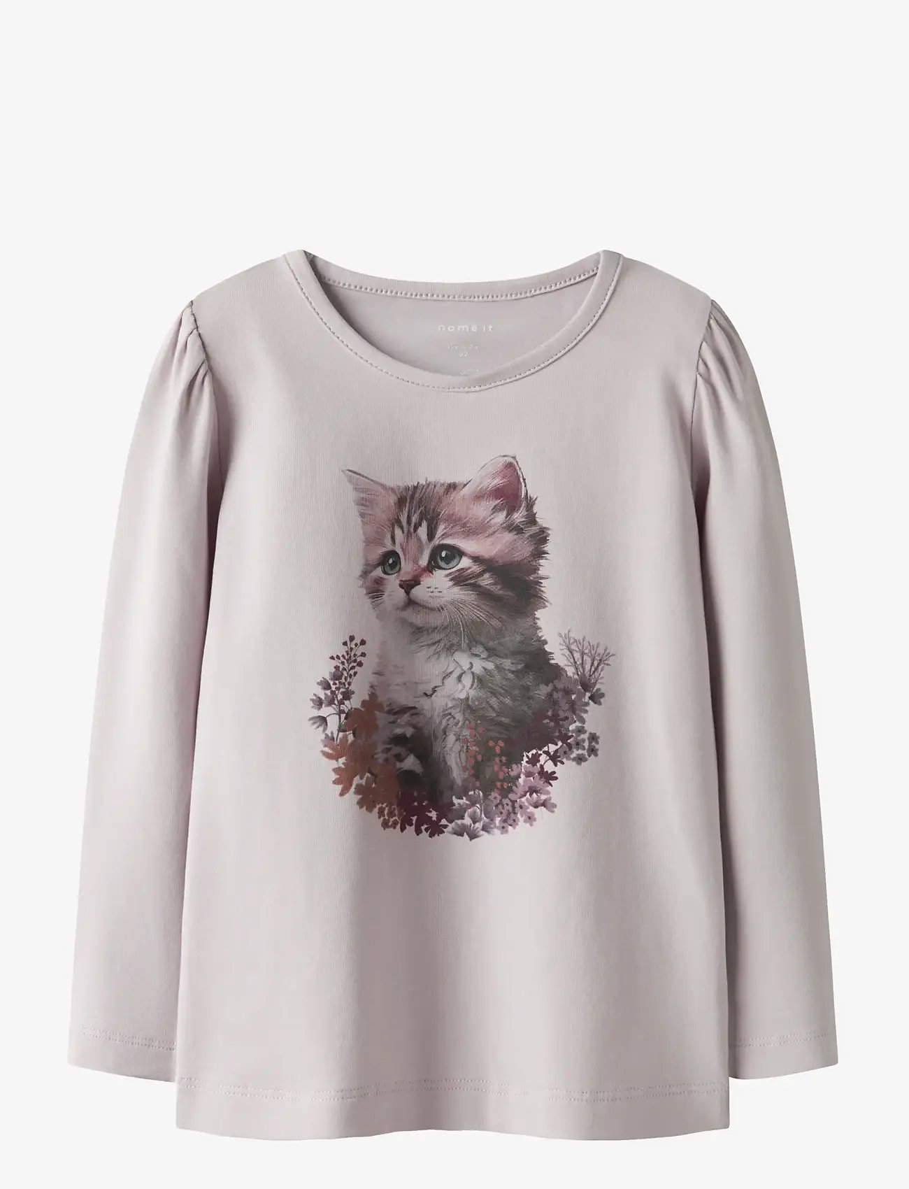 name it - NMFBOLORAS LS TOP - langärmelig - lilac marble - 1