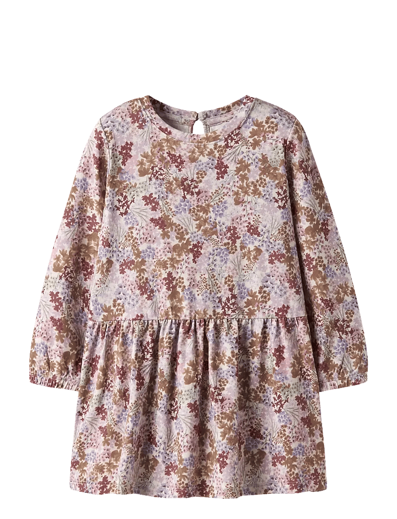 name it - NMFBOLORA LS DRESS - langærmede hverdagskjoler - pumice stone - 0