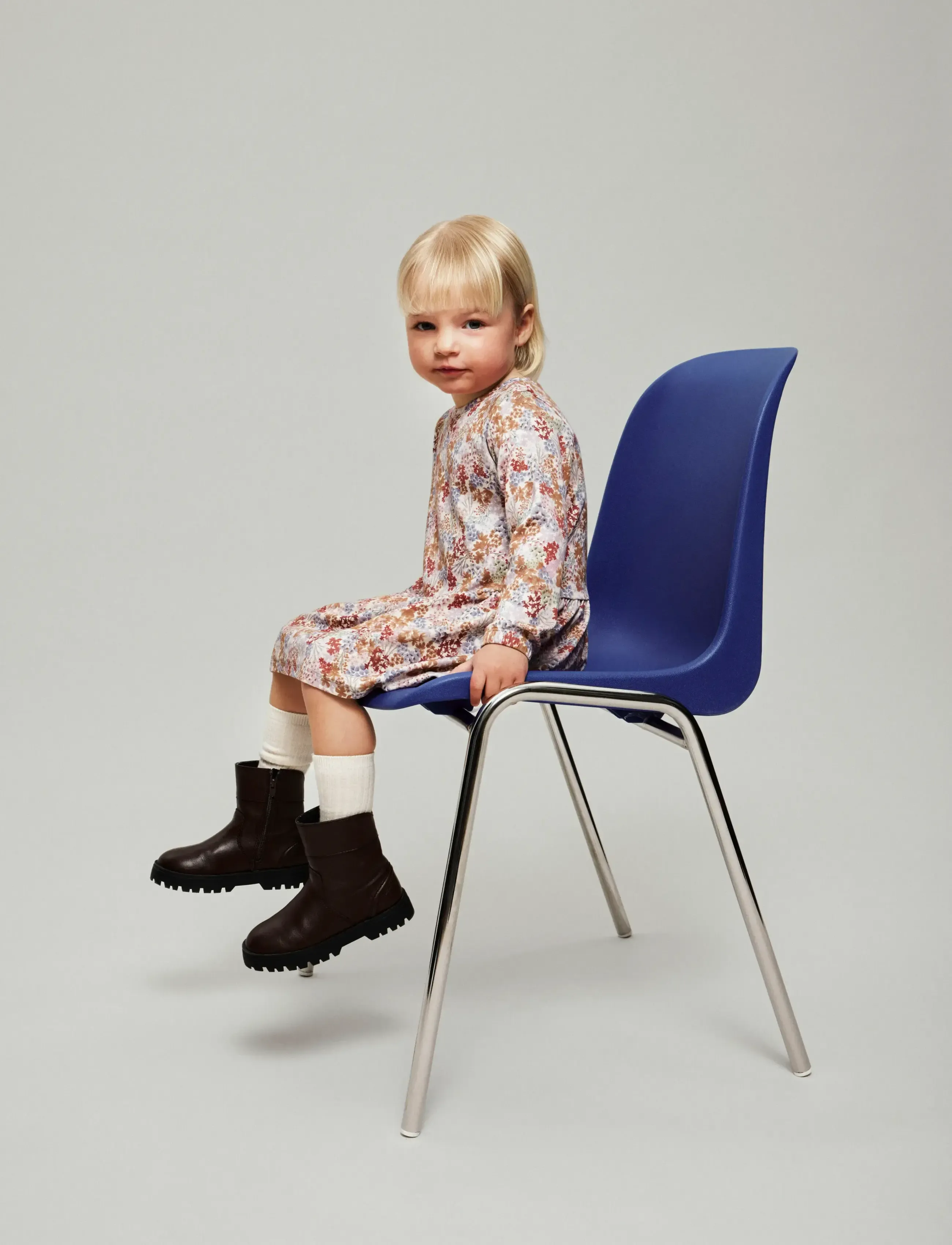 name it - NMFBOLORA LS DRESS - casual jurken met lange mouwen - pumice stone - 2