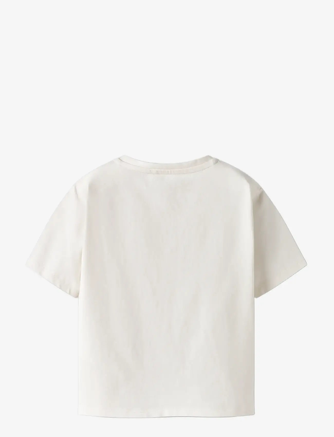 name it - NMFBEARTA SS TOP BOX - kortærmede t-shirts - cloud dancer - 2