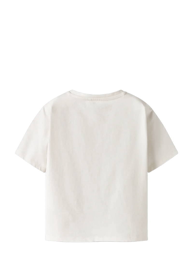 name it - NMFBEARTA SS TOP BOX - kortærmede t-shirts - cloud dancer - 2