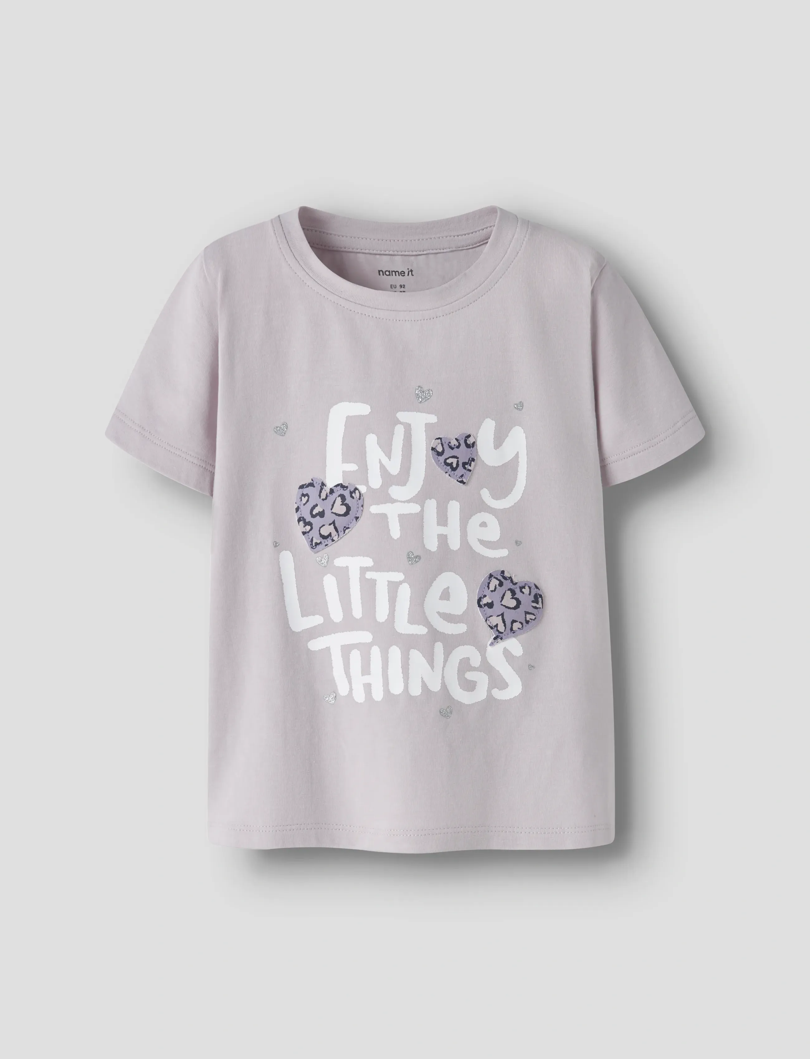 name it Nmfbearta Ss Top Box, 98, T-shirts, Lila - Short-sleeved, Kinder
