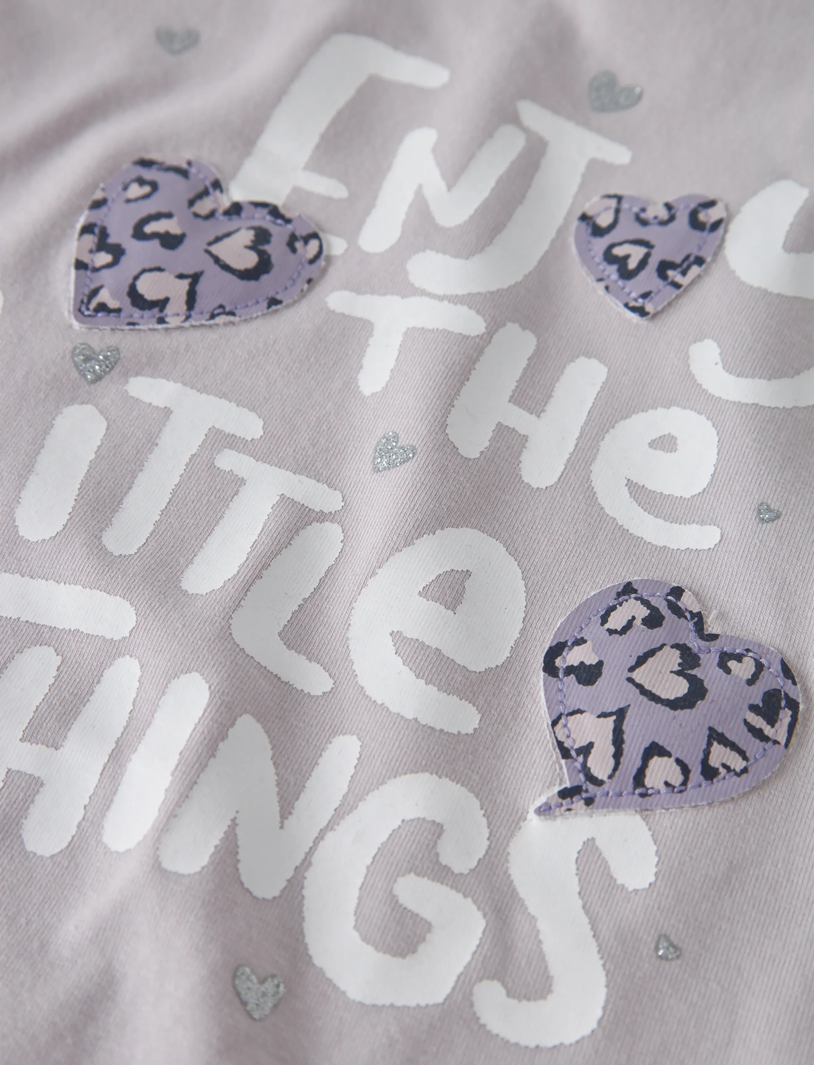 name it - NMFBEARTA SS TOP BOX - kurzärmelige - lilac marble - 3