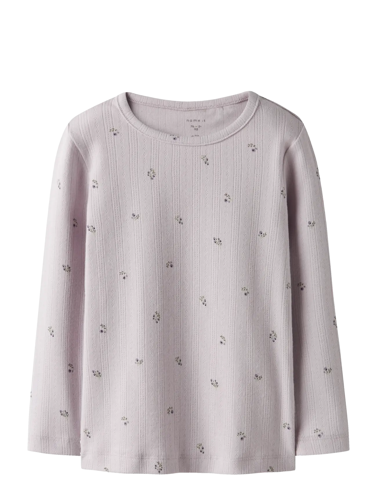 name it NMFBERRIES LS SLIM TOP - Tøj - LILAC MARBLE / pink/rose