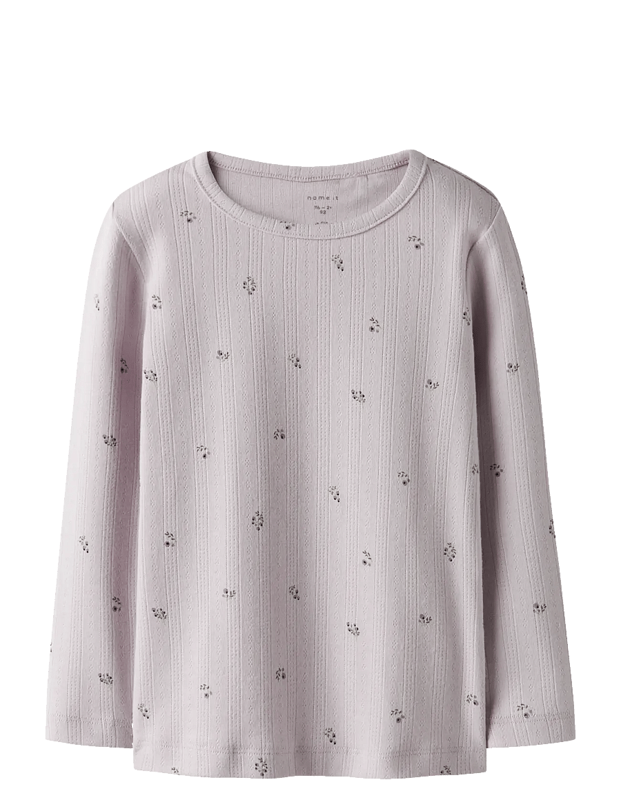 name it - NMFBERRIES LS SLIM TOP - langærmede t-shirts - lilac marble - 1