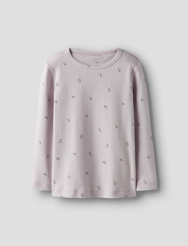 name it - NMFBERRIES LS SLIM TOP - långärmade t-shirts - lilac marble - 0
