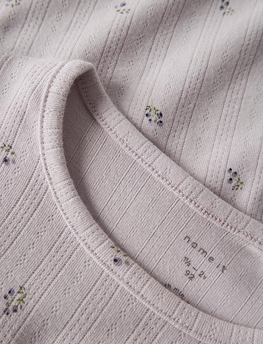 name it - NMFBERRIES LS SLIM TOP - langærmede t-shirts - lilac marble - 3