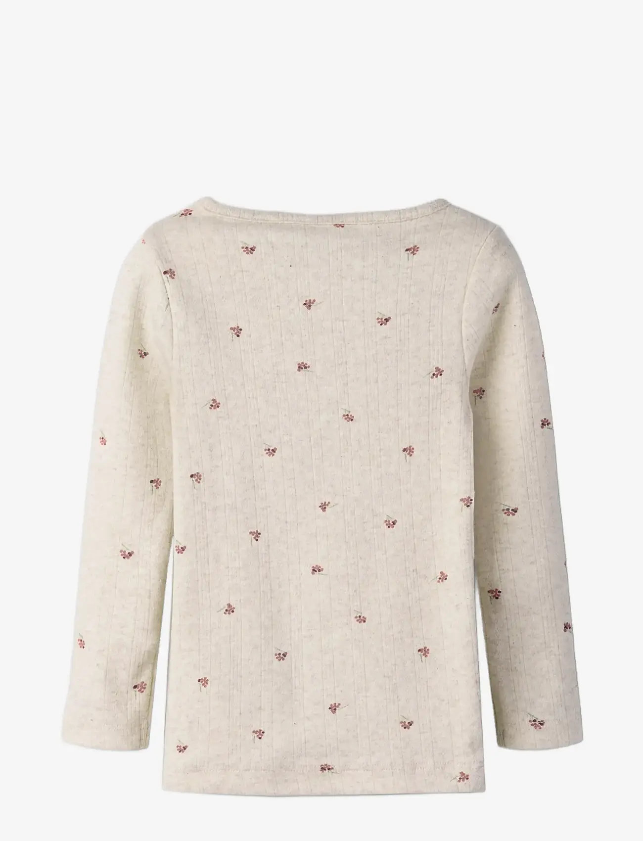 name it - NMFBERRIES LS SLIM TOP - pikkade varrukatega t-särgid - peyote melange - 2