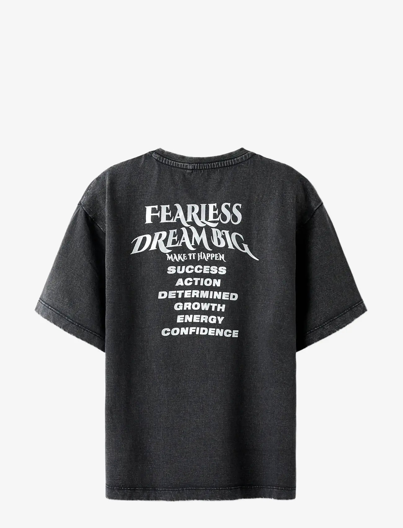 name it - NKFBJANTA SS NREG TOP BOX - kortærmede t-shirts - black - 2