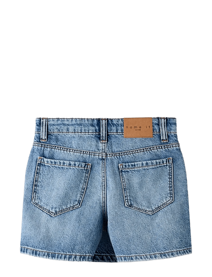 name it - NKFEMMA DNM SKORT 1040-MJ NOOS - skorts - medium blue denim - 2