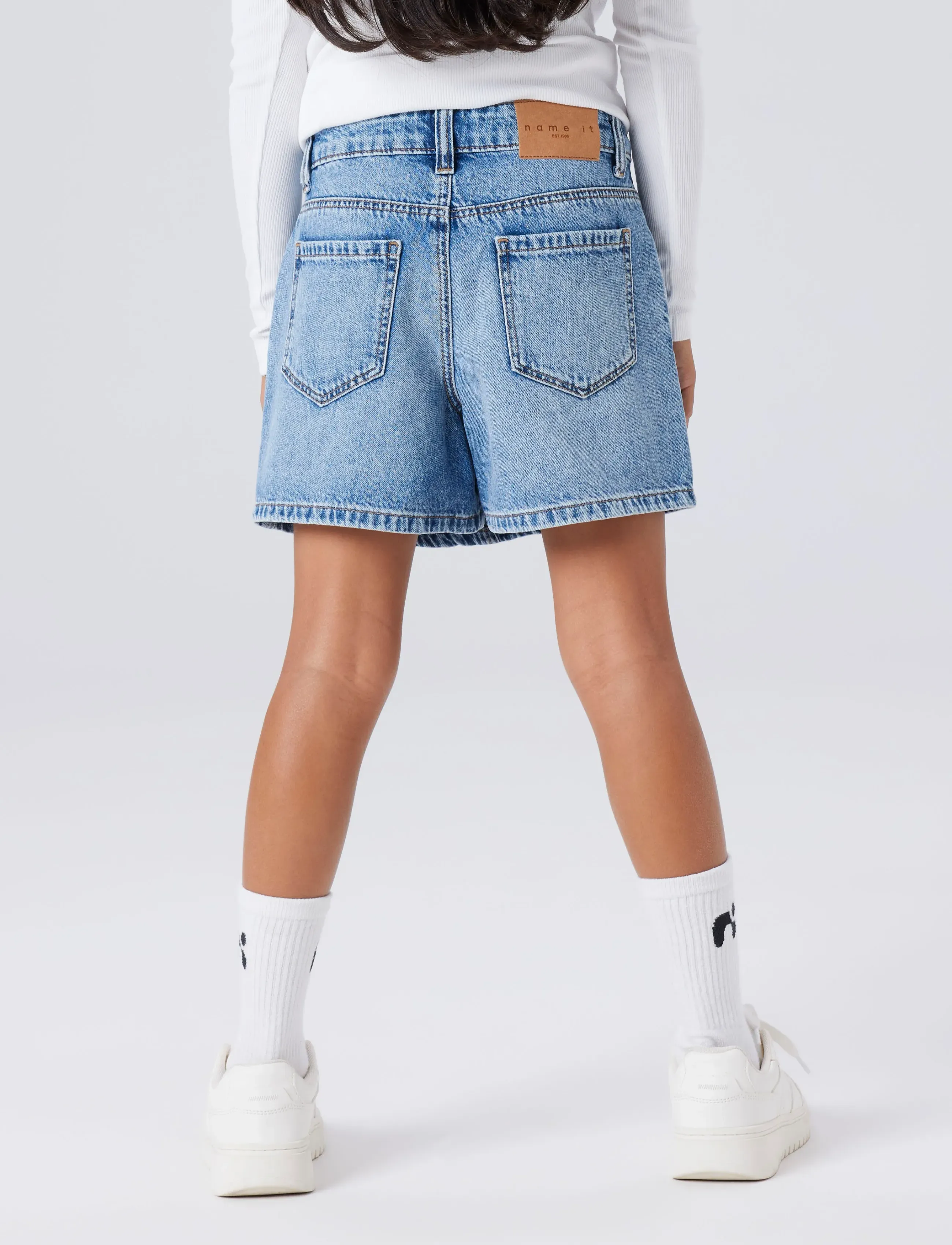 name it Nkfemma Dnm Skort 1040-Mj Noos, 158, Röcke, Blau - Skorts, Kinder