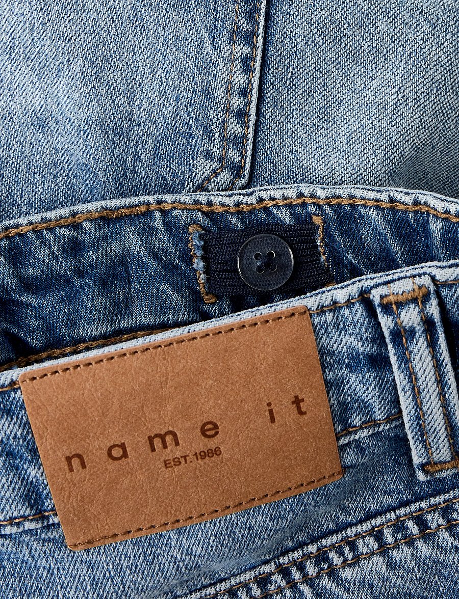 name it - NKFEMMA DNM SKORT 1040-MJ NOOS - skorts - medium blue denim - 5