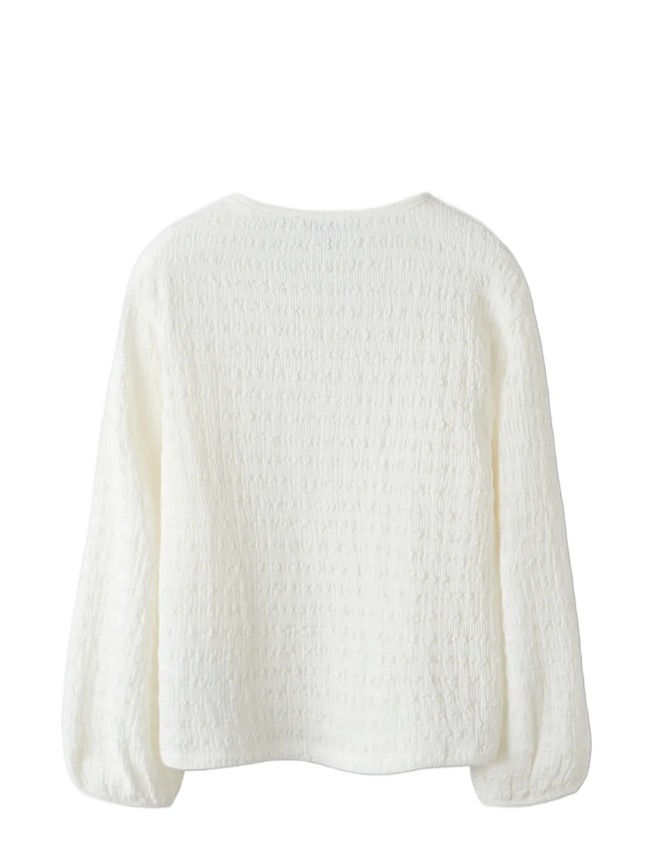 name it - NKFBELINDO LS TOP - gode sommertilbud - cloud dancer - 2