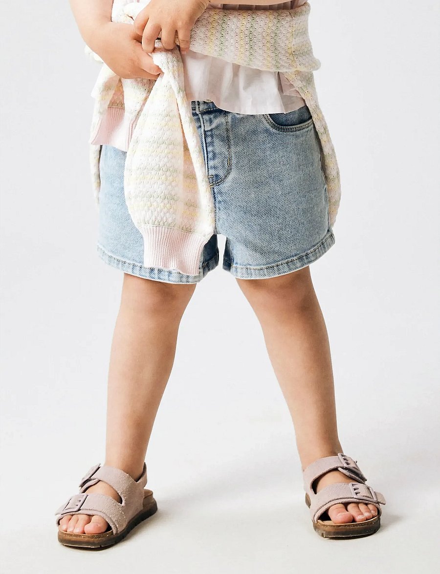 name it - NMFROSE MOM DNM SHORTS 1140-GY - short en jeans - light blue denim - 3