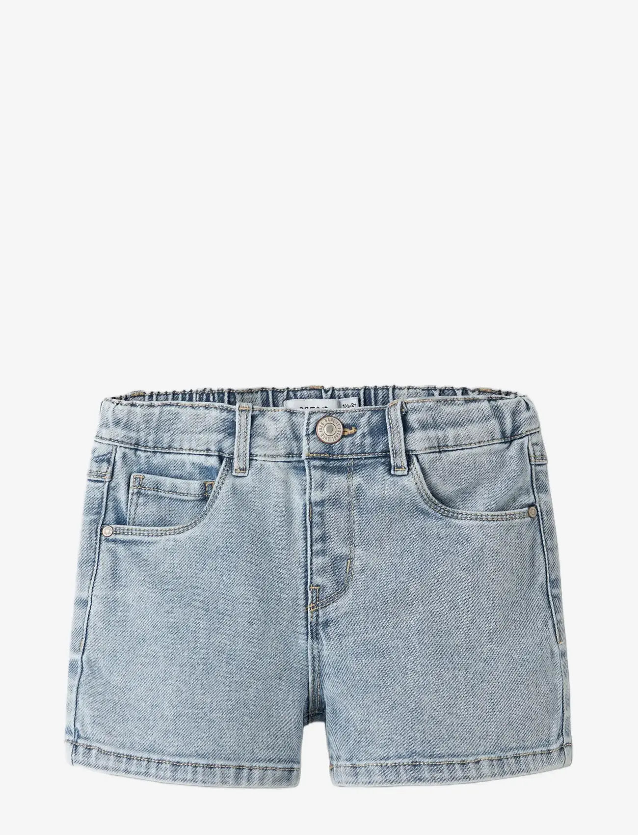 name it - NMFROSE MOM DNM SHORTS 1140-GY - denimshorts - light blue denim - 2