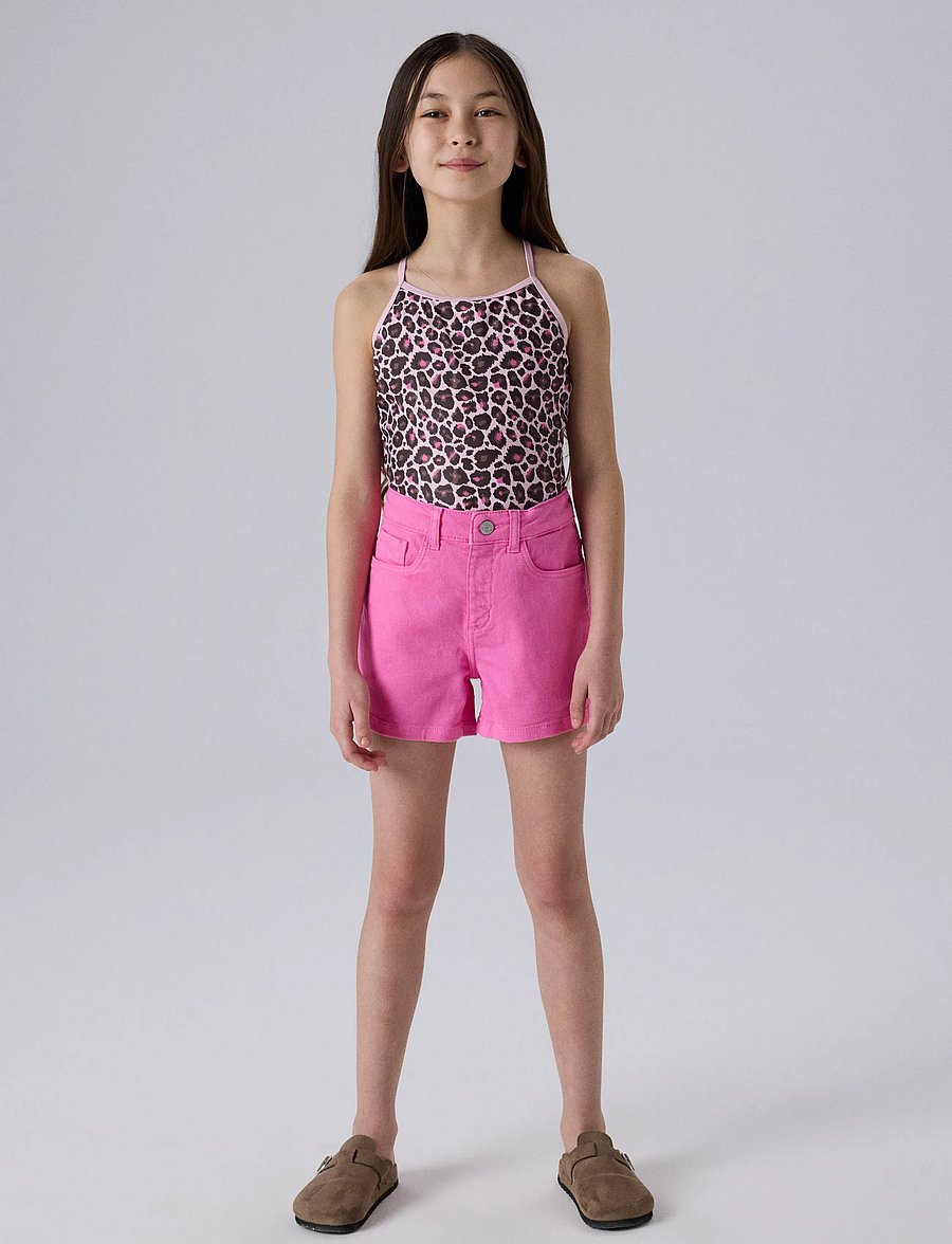 name it - NKFROSE MOM TWILL SHORTS 1081-BK NOOS - jeansshorts - strawberry moon - 3