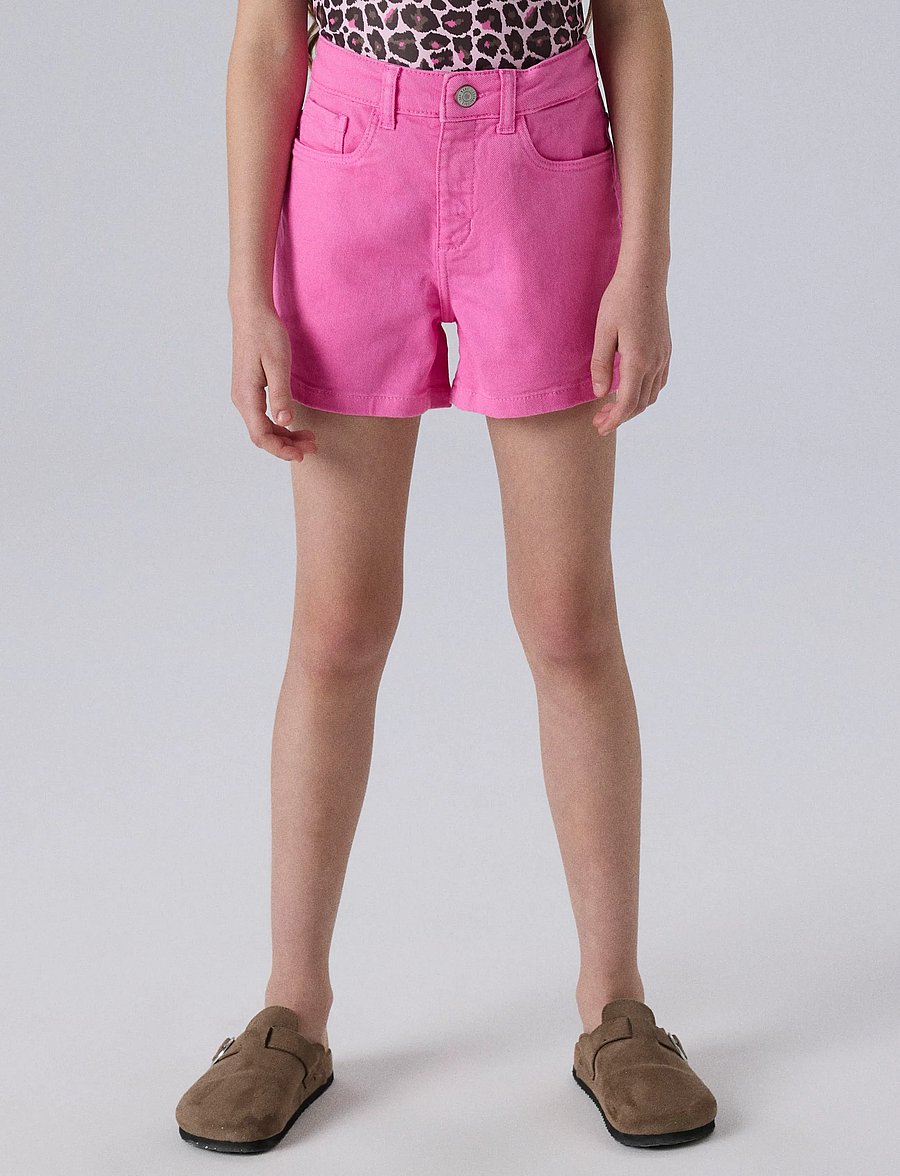 name it - NKFROSE MOM TWILL SHORTS 1081-BK NOOS - jeansshorts - strawberry moon - 4