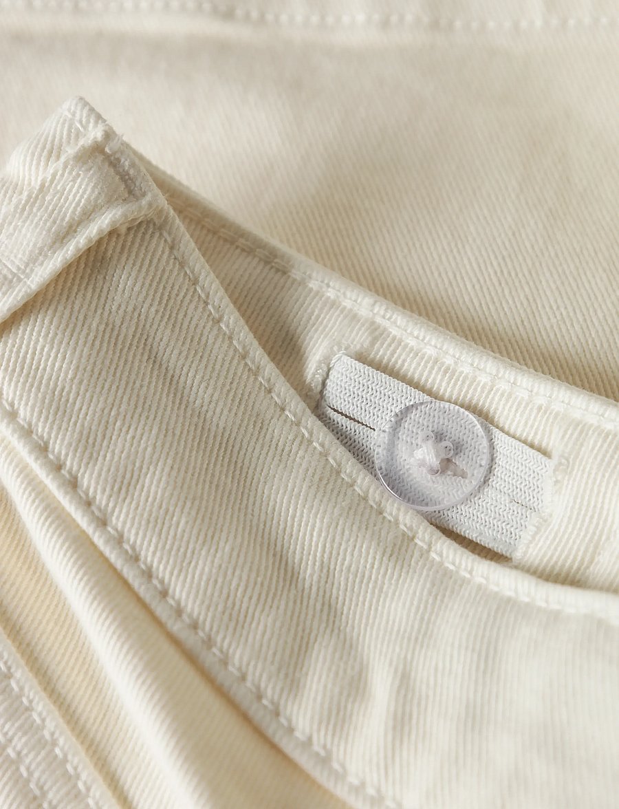 name it - NKFROSE MOM TWILL SHORTS 1081-BK NOOS - jeansshorts - sugar swizzle - 3