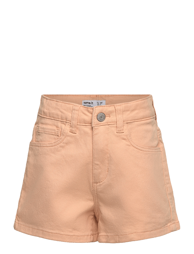 name it - NMFROSE MOM TWILL SHORTS 1081-BK TB - chino shorts - peach fuzz - 0