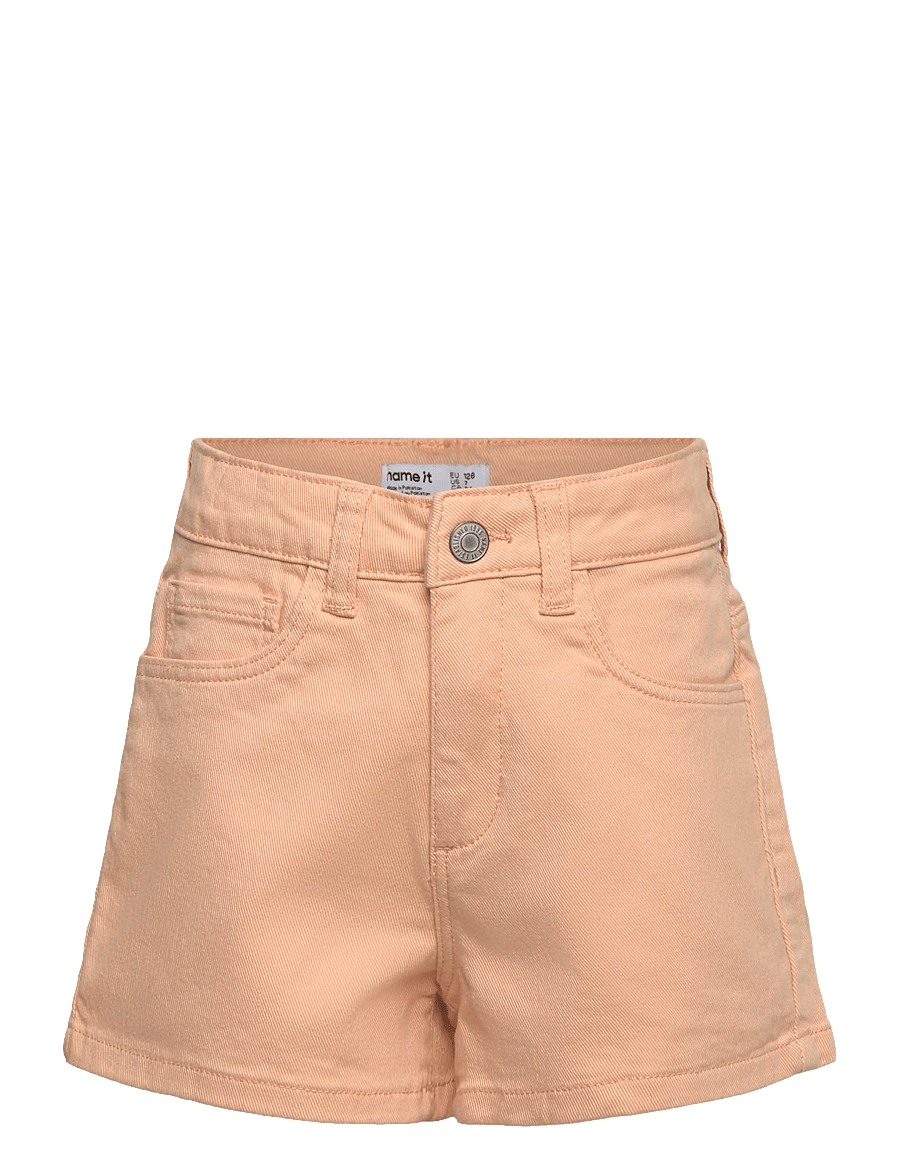 name it - NMFROSE MOM TWILL SHORTS 1081-BK TB - chino shorts - peach fuzz - 0