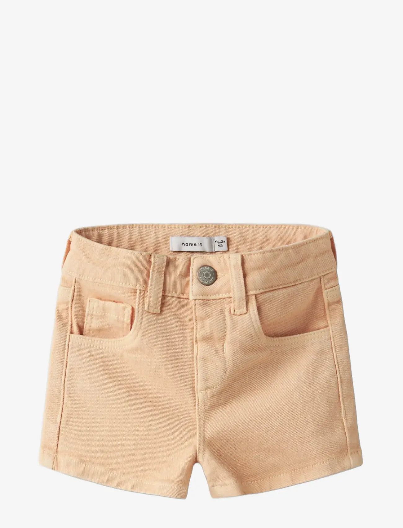 name it - NMFROSE MOM TWILL SHORTS 1081-BK TB - chino shorts - peach fuzz - 2