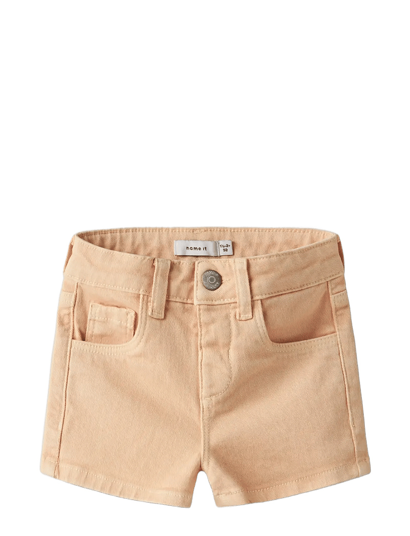 name it - NMFROSE MOM TWILL SHORTS 1081-BK TB - chino shorts - peach fuzz - 2