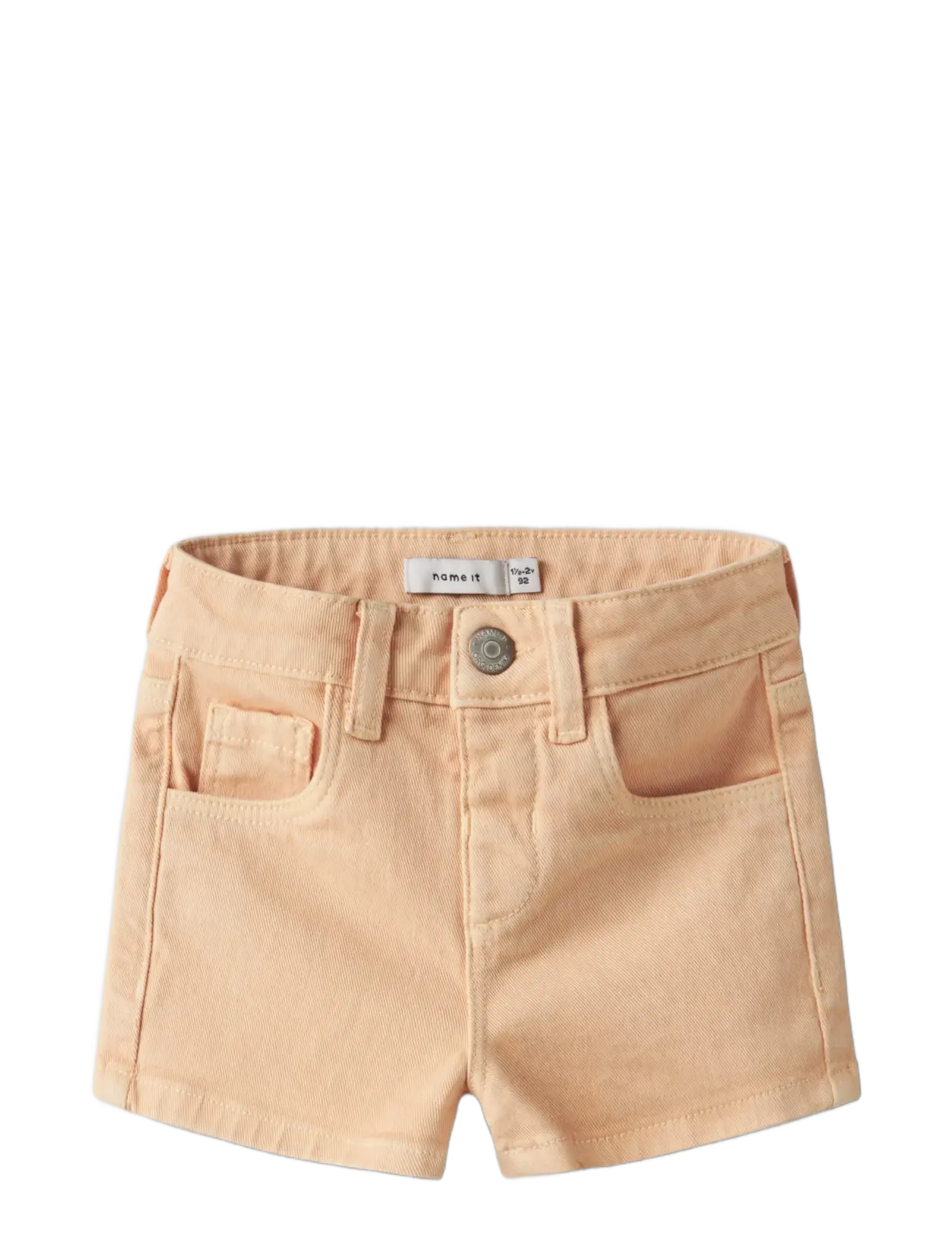 name it - NMFROSE MOM TWILL SHORTS 1081-BK TB - chino shorts - peach fuzz - 2
