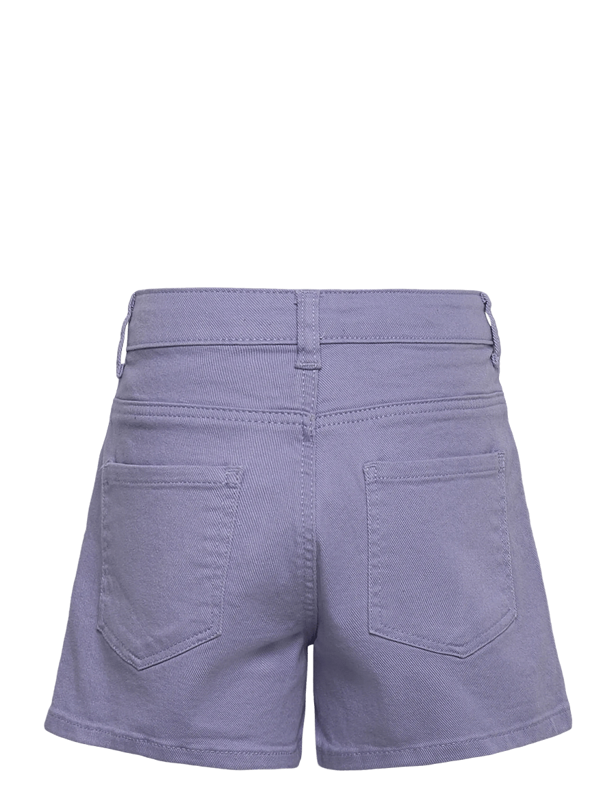 name it - NMFROSE MOM TWILL SHORTS 1081-BK TB - chino shorts - purple impression - 1