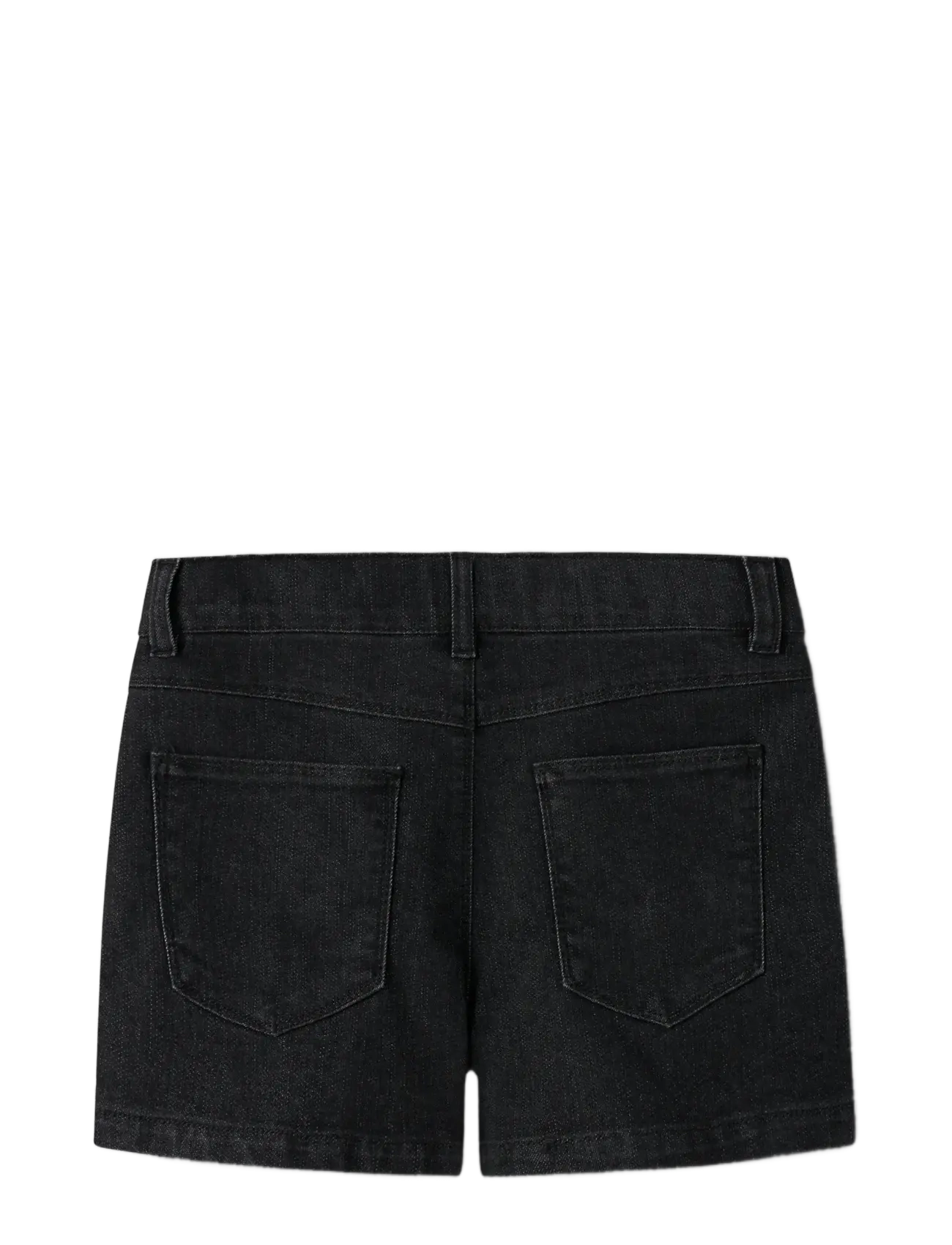 name it - NKFROSE PLEAT DNM SHORTS 1035-FT - jeansshorts - black denim - 1
