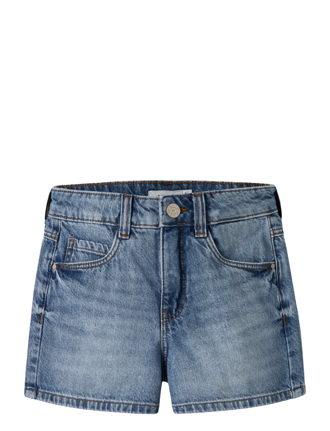 NAME IT Nkfrose Mom Dnm Shorts 1141-Mj Noos Blau - 110 - Kinder