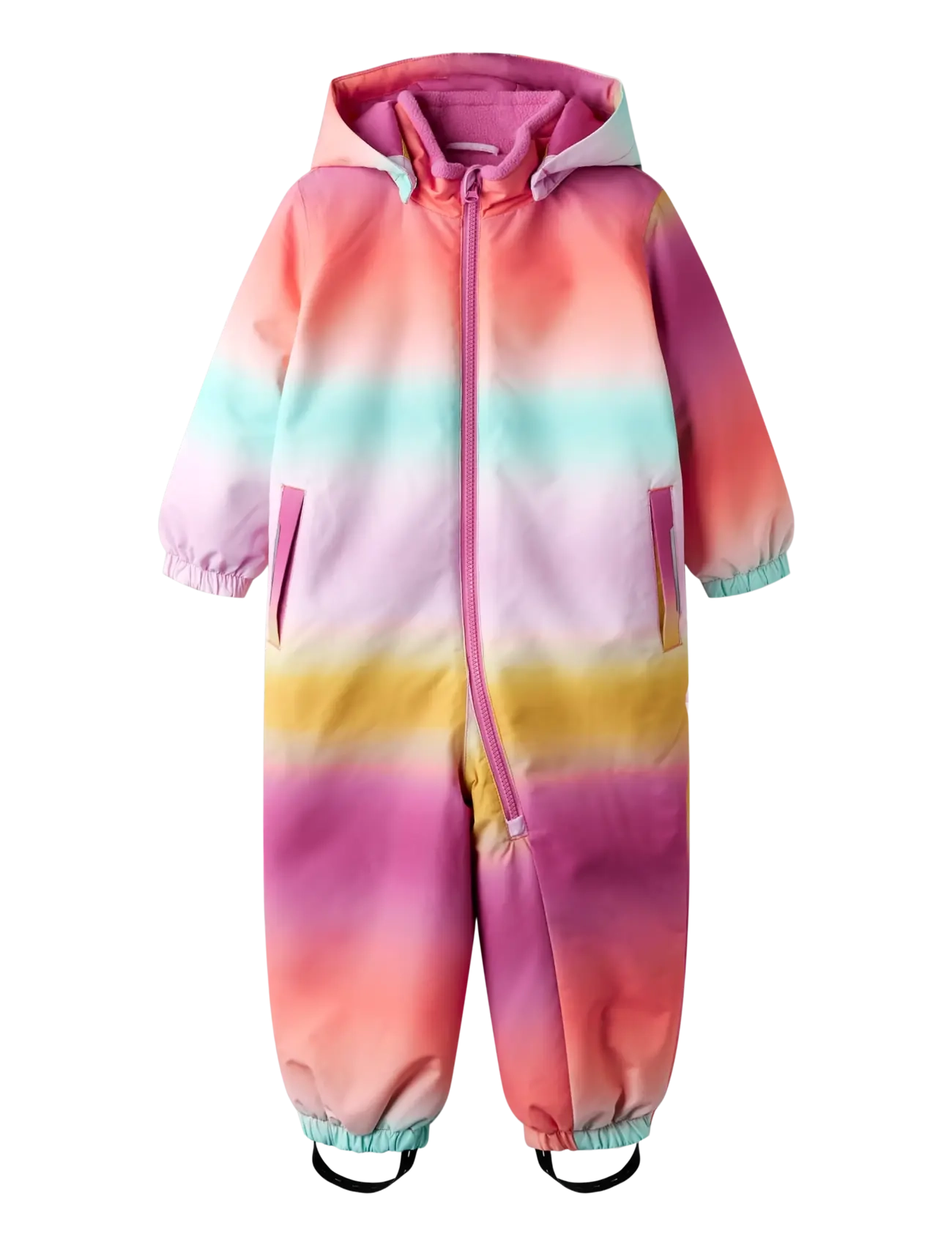 name it NMFPSNOW10 SUIT AOP FLOW FO - Overalls - ROSEBLOOM / pink/rose
