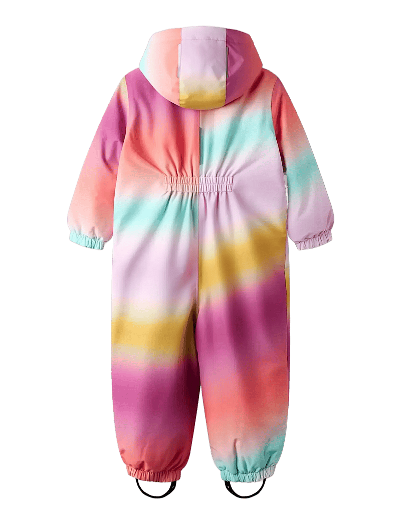 name it - NMFPSNOW10 SUIT AOP FLOW FO - softshell dragter - rosebloom - 2