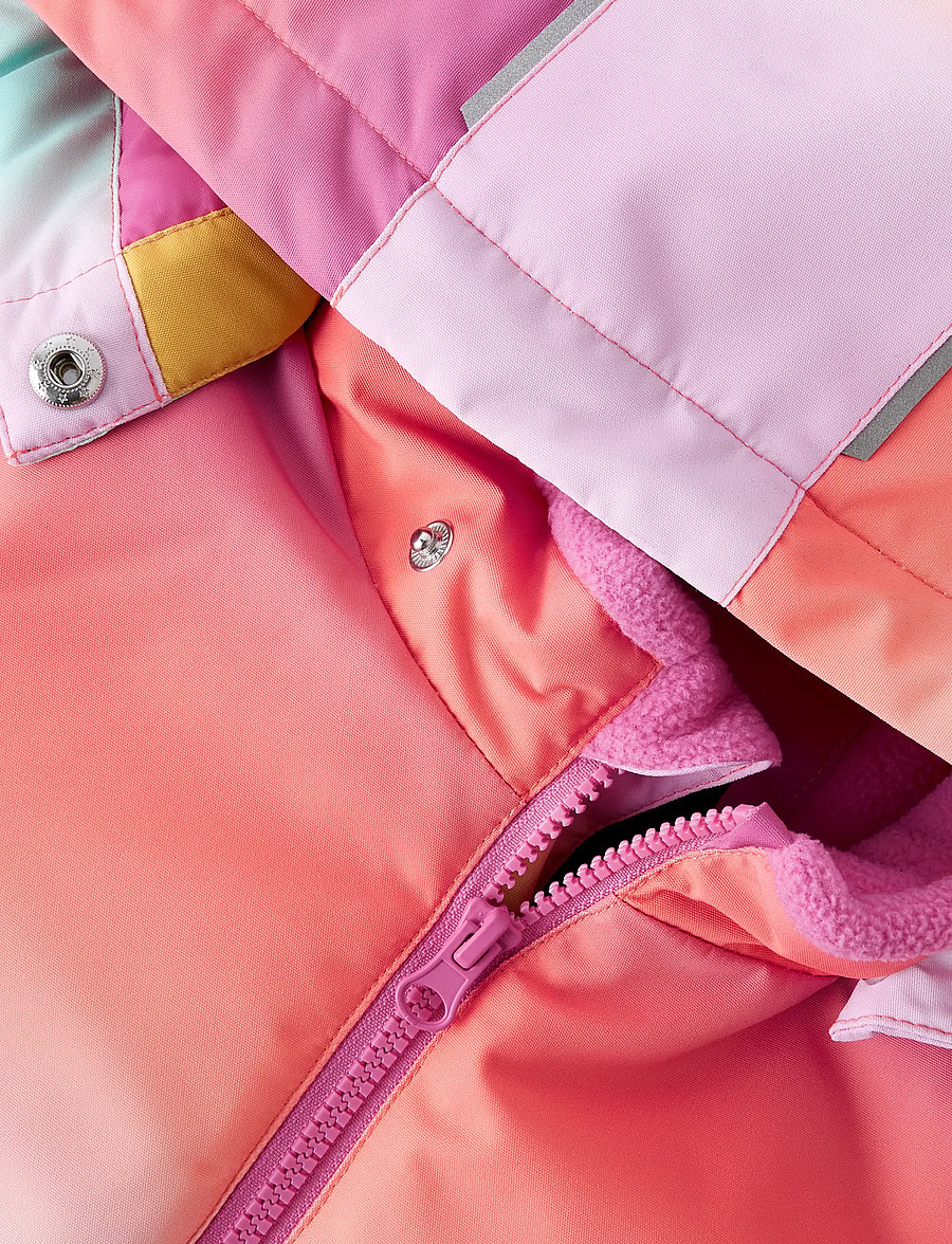 name it - NMFPSNOW10 SUIT AOP FLOW FO - combinaisons softshell - rosebloom - 3