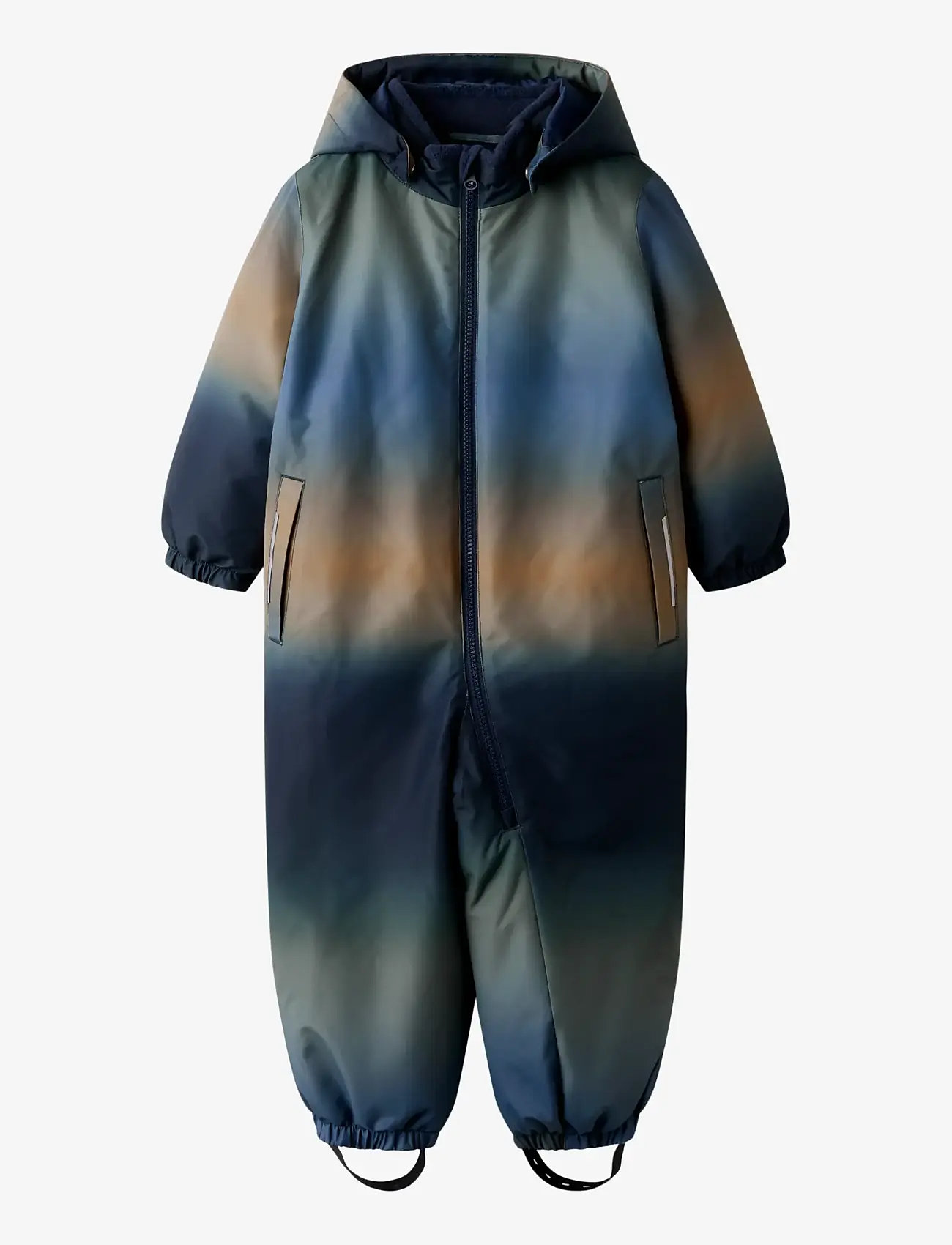 name it - NMMPSNOW10 SUIT AOP FLOW FO - softshell coveralls - dark sapphire - 1