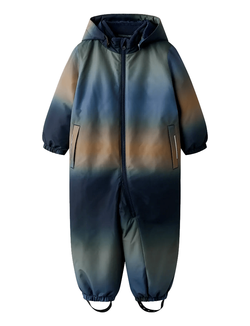 name it - NMMPSNOW10 SUIT AOP FLOW FO - softshell-overalls - dark sapphire - 1