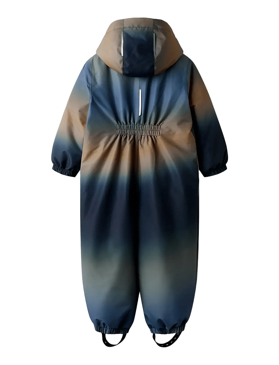 name it - NMMPSNOW10 SUIT AOP FLOW FO - softshell kombed - dark sapphire - 2