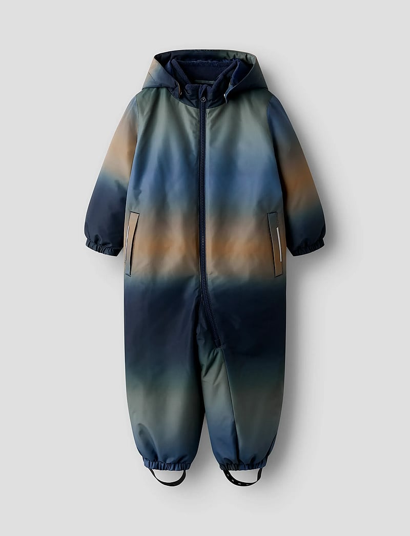 name it - NMMPSNOW10 SUIT AOP FLOW FO - softshell-overalls - dark sapphire - 0