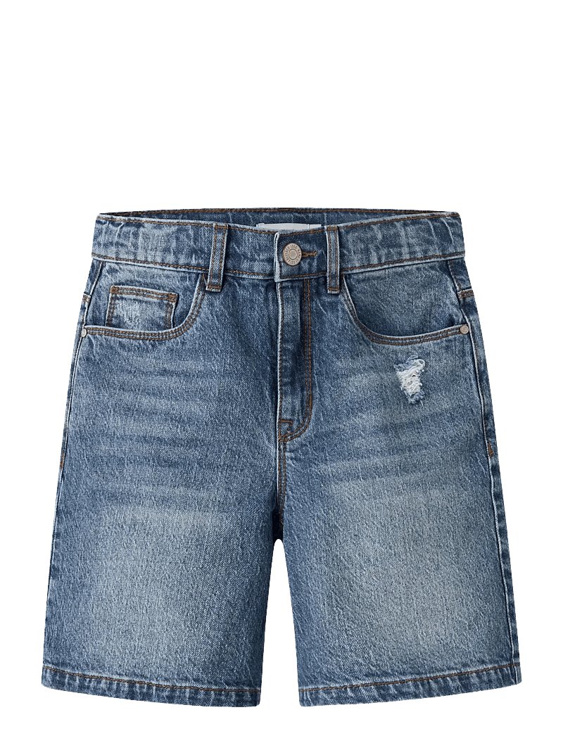 name it - NKFROSE HW LONG DNM SHORTS 1160-TK - jeansshorts - medium blue denim - 0