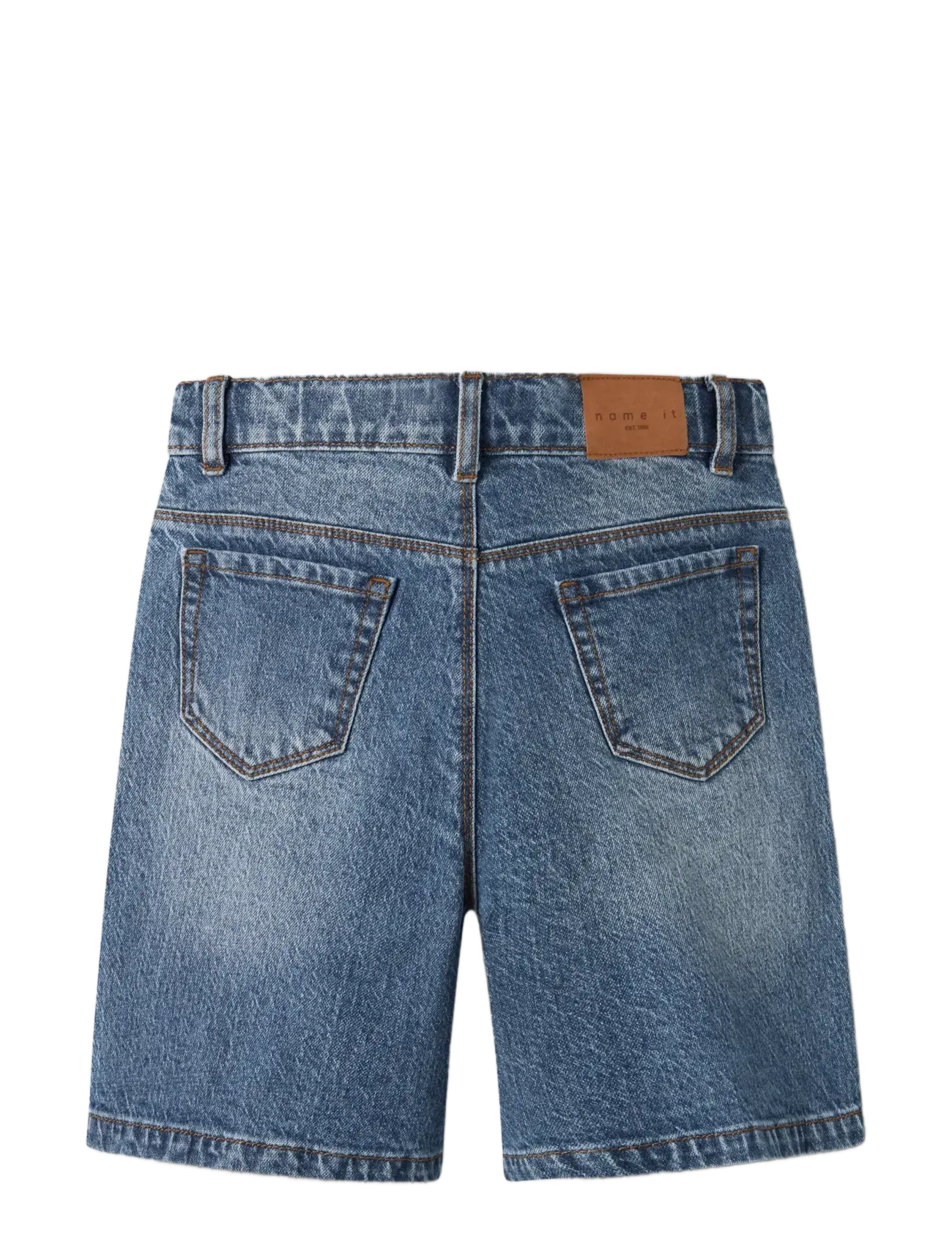 name it - NKFROSE HW LONG DNM SHORTS 1160-TK - denimshorts - medium blue denim - 1